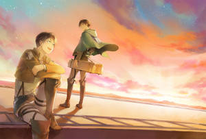 Aesthetic Attack On Titan Eren X Levi Wallpaper