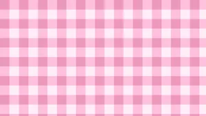 Aesthetic Baby Pink Checkered Background Wallpaper