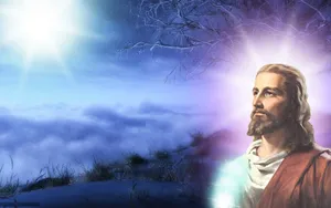 Aesthetic Backdrop For Jesus Christ Wallpaper
