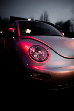 Aesthetic Beetle Car Wallpaper