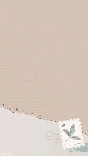 Aesthetic Beige Vector Paper Wallpaper
