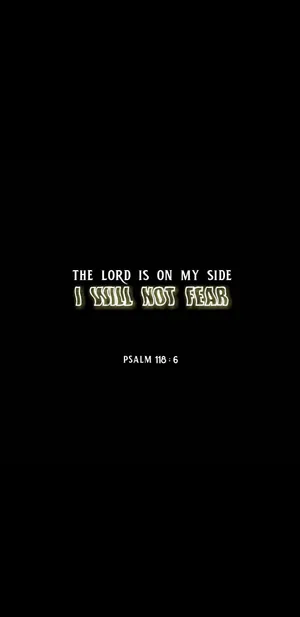 Aesthetic Bible Verse Psalms 118:6 Wallpaper