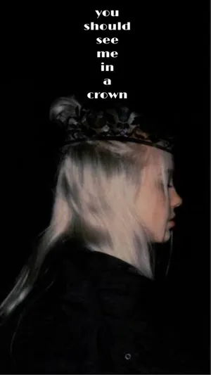Aesthetic Billie Eilish You Should See Me In A Crown Wallpaper