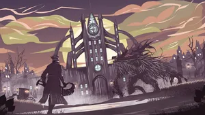 Aesthetic Bloodborne Artwork Wallpaper