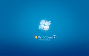 Aesthetic Blue Windows 7 Logo Wallpaper