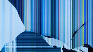 Aesthetic Broken Screen Lines Hd Wallpaper