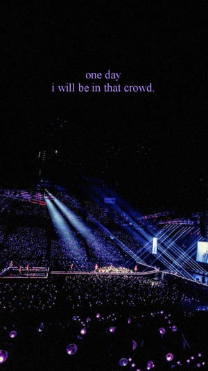 Aesthetic Bts Purple Concert Wallpaper