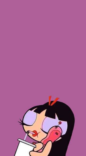 Aesthetic Cartoon Bougie Powerpuff Girls Wallpaper