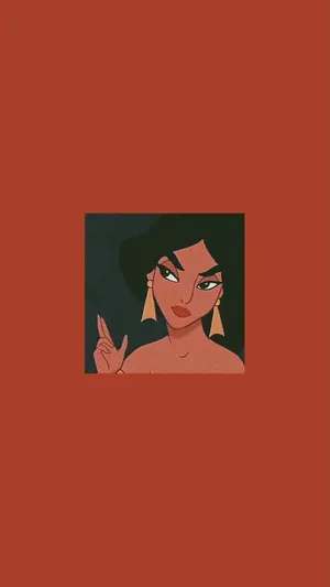 Aesthetic Cartoon Disney Princess Jasmine Wallpaper