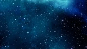 Aesthetic Chromebook Blue Outer Space Wallpaper
