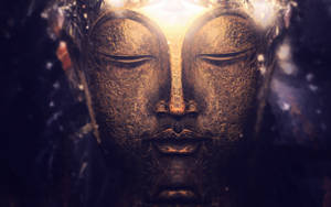 Aesthetic Close-up Buddha Statue Wallpaper