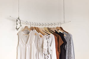 Aesthetic Clothes Rack Wallpaper