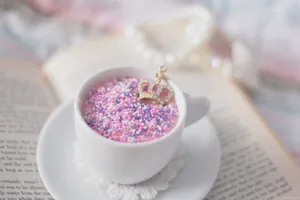 Aesthetic Crown Candy Sprinkles Wallpaper