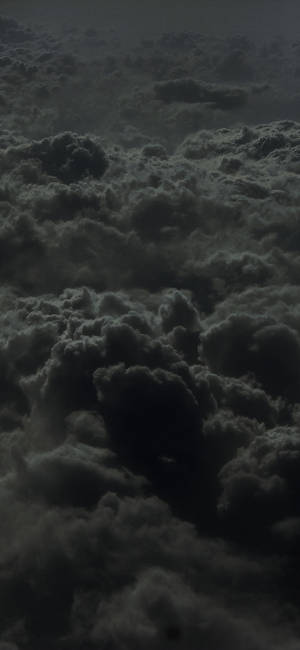 Aesthetic Dark Gray Clouds Wallpaper