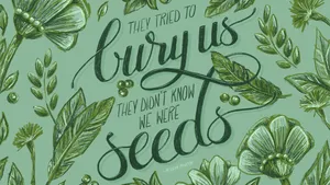 Aesthetic Desktop Sage Green Wallpaper