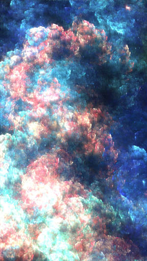 Aesthetic Glitch Cloud Wallpaper