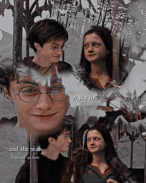 Aesthetic Harry Potter And Ginny Wallpaper