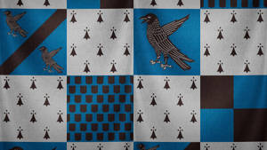 Aesthetic Harry Potter Ravenclaw Fabric Wallpaper
