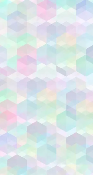 Aesthetic Hexagon One Color Wallpaper