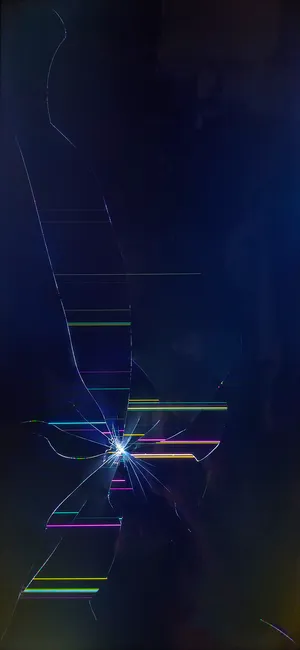 Aesthetic Horizontal Broken Screen Hd Wallpaper