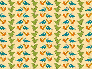 Aesthetic Ipad Dinosaur Patterns Wallpaper