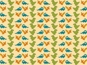 Aesthetic Ipad Dinosaur Patterns Wallpaper