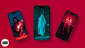 Aesthetic Iphone Horror Minimalist Wallpaper