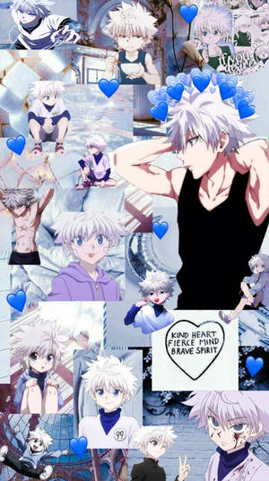 Aesthetic Killua Zoldyck Collage Wallpaper