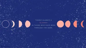 Aesthetic Laptop Quote Wallpaper