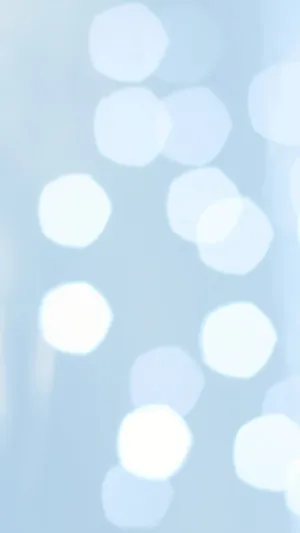 Aesthetic Light Blue Bokeh Lights Wallpaper