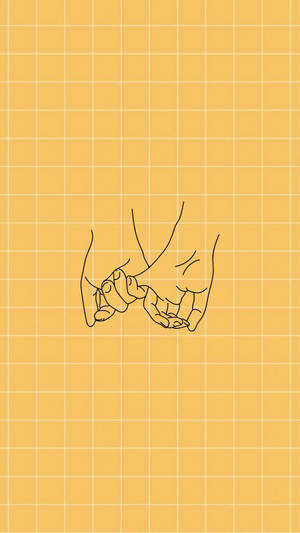 Aesthetic Love Pinky Promise Wallpaper