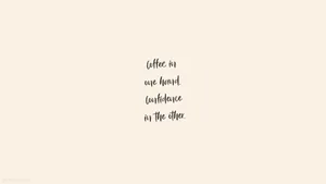 Aesthetic Macbook Beige Background Wallpaper