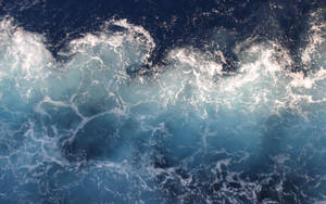 Aesthetic Macbook Dark Blue Oceans Wallpaper