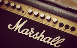 Aesthetic Marshall Guitar Amplifier Wallpaper