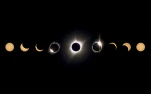 Aesthetic Moon Phases Wallpaper