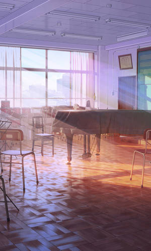 Aesthetic Music Classroom Wallpaper