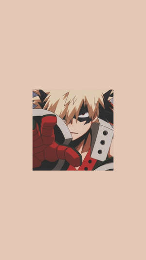 Aesthetic My Hero Academia Bakugo Intense Stare Wallpaper