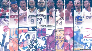 Aesthetic Nba Superstars Wallpaper