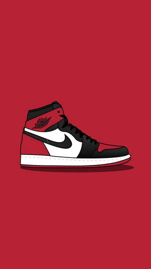 Aesthetic Nike Jordan 1 Wallpaper