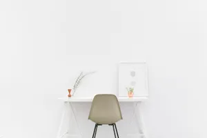 Aesthetic Off White Chair Wallpaper