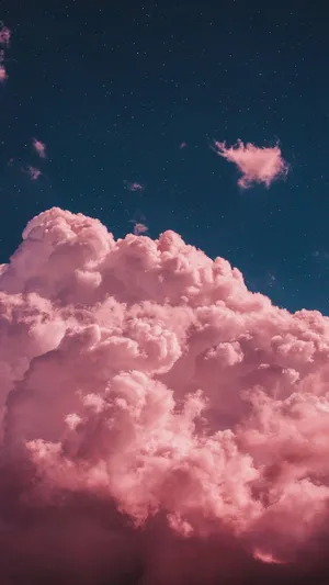 Aesthetic Pink Cloud Phone Wallpaper