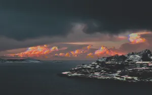 Aesthetic Profile Pictures Village And Sea Wallpaper