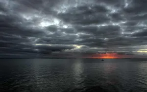 Aesthetic Rain Clouds Wallpaper