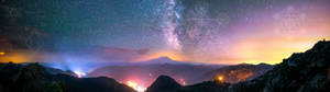 Aesthetic Sky Math Formulas Wallpaper