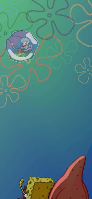 Aesthetic Squidward, A Unique Artistic Representation Of The Beloved Spongebob Squarepants Character Wallpaper
