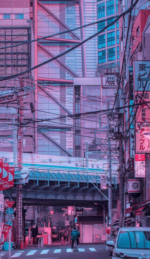 Aesthetic Tokyo Street Iphone Wallpaper