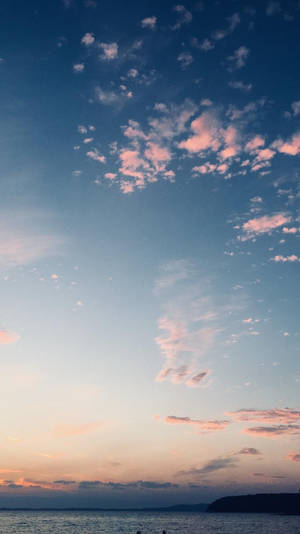 Aesthetic Tumblr Ocean Sky Wallpaper