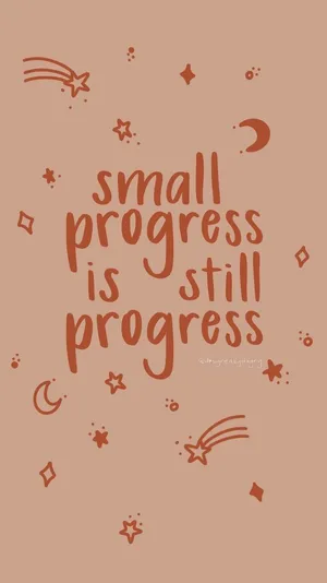 Aesthetic Tumblr Quotes Progress Wallpaper