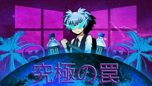 Aesthetic Vaporwave Nagisa Wallpaper