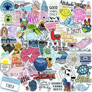 Aesthetic Vsco Collage Of Cute Stickers Wallpaper